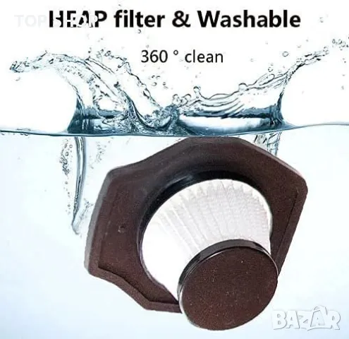 Автомобилна прахосмукачка Deep Touch Високомощен LED 12V, снимка 3 - Аксесоари и консумативи - 49106085