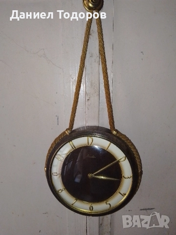 Стар Германски Стенен Механичен Часовник -Маите- Работи Точно , снимка 16 - Антикварни и старинни предмети - 51718561