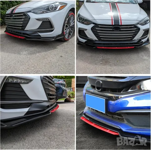Универсален лип спойлер за предна броня, снимка 6 - Аксесоари и консумативи - 48932689