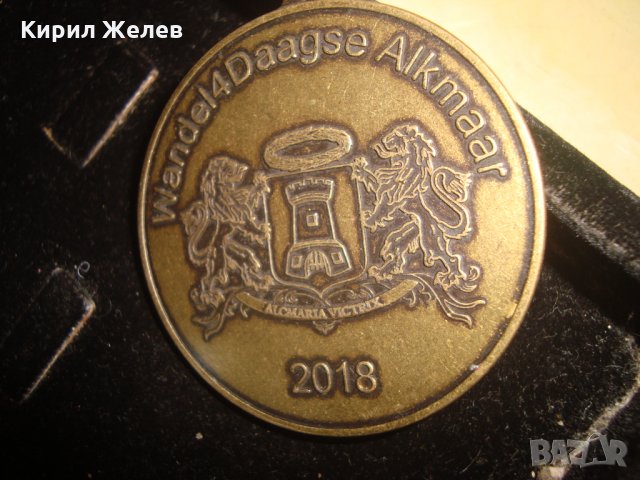 АВСТРИЙСКИ НАГРАДЕН ПАМЕТЕН БРОНЗОВ МЕДАЛ с ЛЕНТА 2018г 40км 21018, снимка 2 - Антикварни и старинни предмети - 34508383