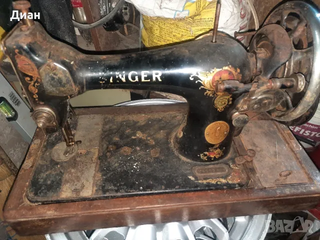 Стара шевна машина Сингер singer, снимка 4 - Антикварни и старинни предмети - 48549715