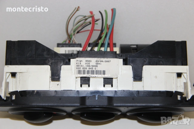 Панел климатик VW Polo 9N 9N2 (2001-2009г.) 6Q0820045G / 6Q0 820 045 G, снимка 5 - Части - 53490737