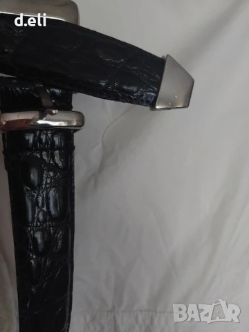 Унисекс! Gucci/ Stefano Vernizzi Parma. 100% Кожа (крокодил) Фирмен Кожен колан