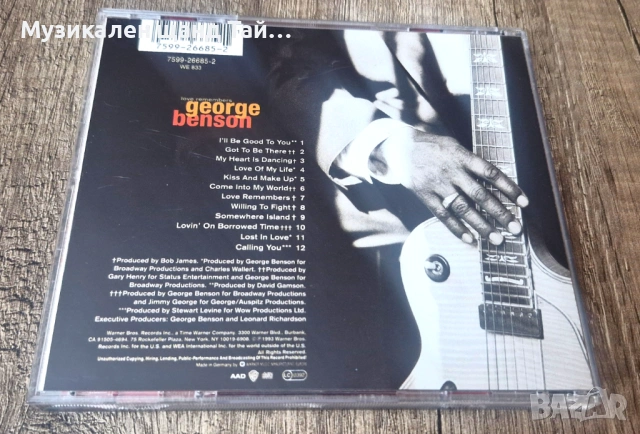 Компакт Дискове - Поп - Рок: George Benson – Love Remembers, снимка 2 - CD дискове - 53277517