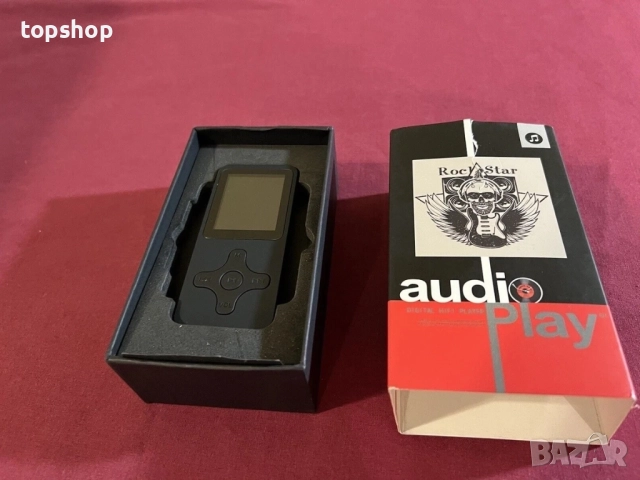 Чисто нов mp3 плейър с екран RockStar audio play цифров HiFi плейър 64GB MP3 плейър ..., снимка 4 - Друга електроника - 51637916