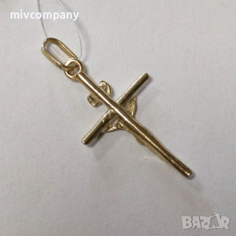 Златен кръст 1.04гр., снимка 4 - Колиета, медальони, синджири - 51910579