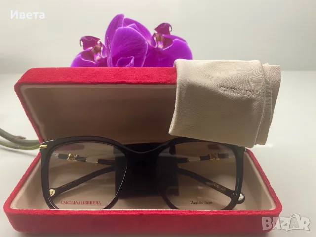 НОВИ Дамски рамки за очила Carolina Herrera HER 0353 – с кутия и етикети, снимка 8 - Слънчеви и диоптрични очила - 55905902