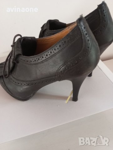 Официални естествена кожа, снимка 2 - Дамски обувки на ток - 42710786