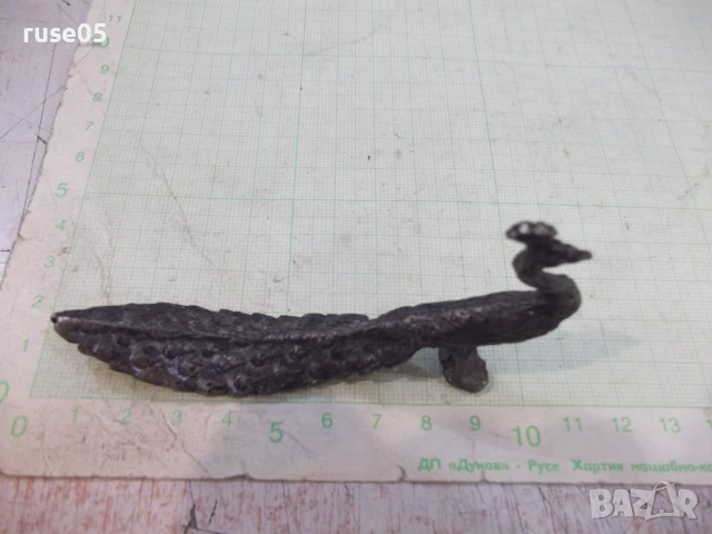 Фигура "Паун" метална, снимка 5 - Колекции - 50919728