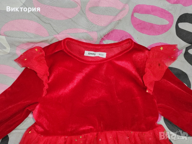 коледни нови дрешки за момиче с мини маус, еленче, снимка 6 - Комплекти за бебе - 52516044