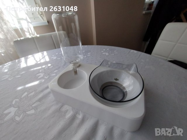 2в1 купичка за храна и поилка за куче и котка