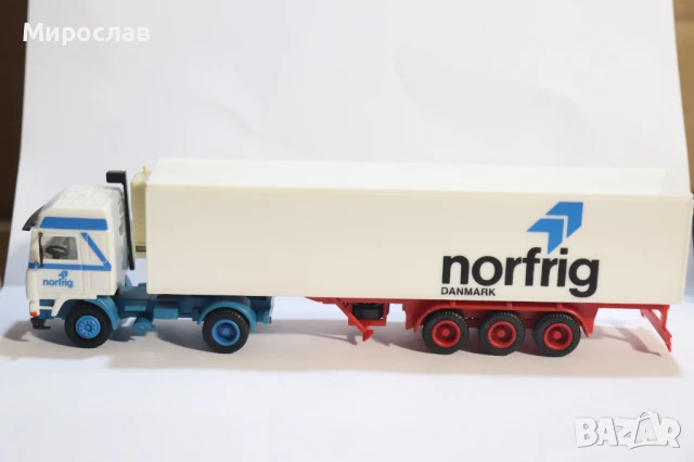 HERPA H0 1/87 MAN КАМИОН МОДЕЛ КОЛИЧКА TIR ТИР , снимка 8 - Колекции - 50593060