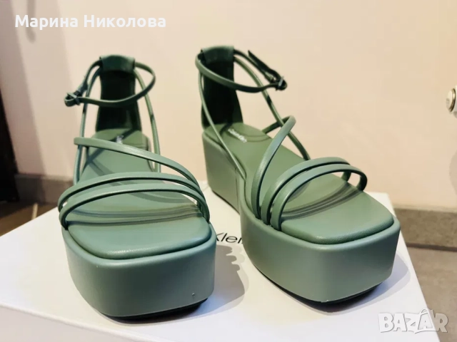 Сандали Calvin Klein естествена кожа, снимка 3 - Сандали - 52059834