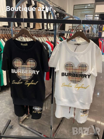 дамски висококачествени екипи тениска и панталонки pinko burberry, снимка 5 - Спортни екипи - 44603553