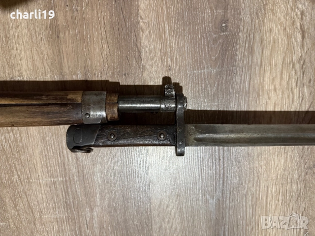 Старинна пушка МАНЛИХЕР с щик, снимка 11 - Антикварни и старинни предмети - 52630505