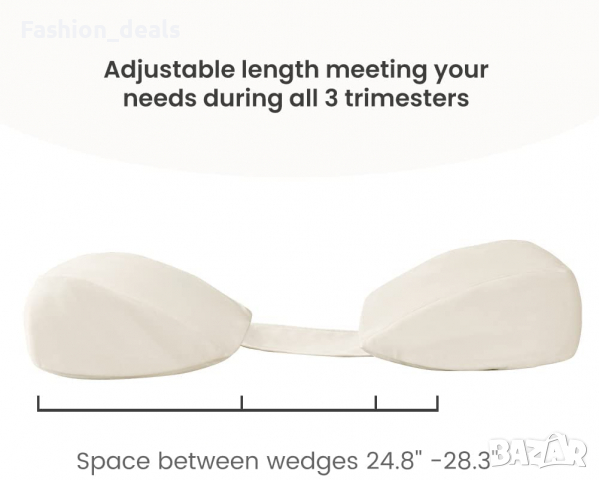 Нова мека възглавница за тяло жена майка бременна Опора за гърба, сън, снимка 3 - Възглавници - 36355143