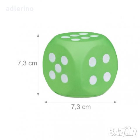 Детска игра Оригинални зарове, комплект от 6 броя, зарове за анимация, големи зарове за детски игри,, снимка 4 - Игри и пъзели - 34395165