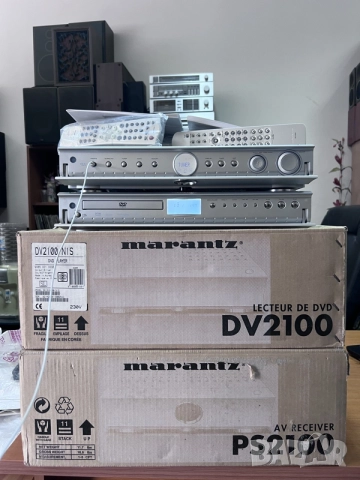 Marantz аудио система, снимка 5 - Ресийвъри, усилватели, смесителни пултове - 55768258