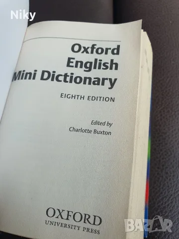 Джобен речник Oxford English Mini Dictionary , снимка 2 - Чуждоезиково обучение, речници - 56222815