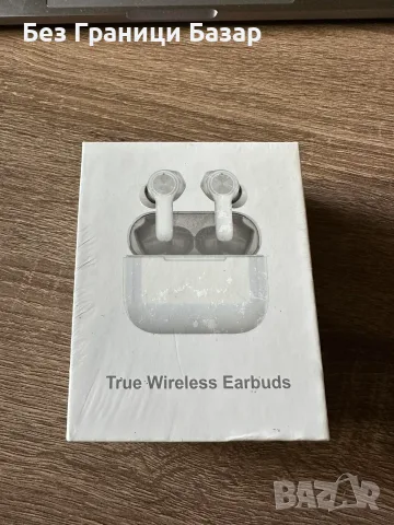 Нови Bluetooth TWS Безжични Слушалки HiFi Микрофон Touch USB-C Калъф 500mAh