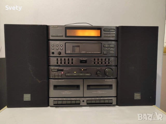 Стерео уредба SHARP CD-C500H, снимка 2 - Аудиосистеми - 52791289