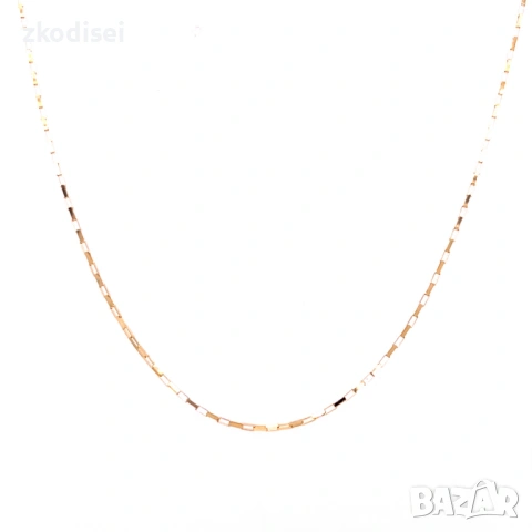 Златен синджир 1,29гр. 44,0см. 14кр. проба:585 модел:37721-4, снимка 2 - Колиета, медальони, синджири - 53827048