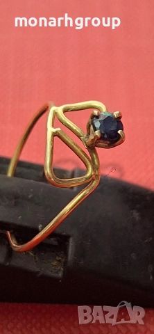 Златен пръстен 18 к, снимка 3 - Пръстени - 52787992