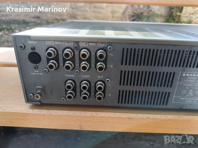 sanyo plus series A-35 * Японски усилвател работещ*, снимка 7 - Ресийвъри, усилватели, смесителни пултове - 51634377