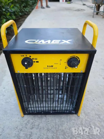 Калорифер трифазен 9kw Cimex, снимка 2 - Електродвигатели - 47341188