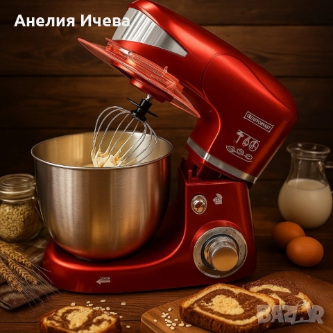 Многофункционален планетарен миксер с иноксова купа Royalty 5.5 л