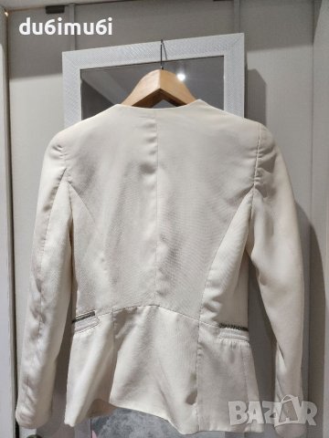 Бяло сако H&M, снимка 4 - Сака - 41647551
