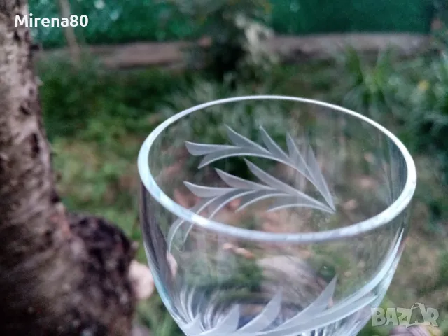 Български кристален сервиз за ракия, ликьор !, снимка 5 - Сервизи - 47897063