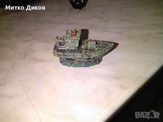 Кораб за аквариум 75х50х26мм нов, снимка 10 - Аквариуми - 49350331