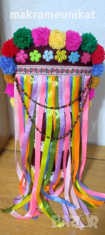 Кукерска маска, гугла, ръчна изработка, капашон,Новодел, Сурва, Кукерландия, снимка 4 - Колекции - 42880006