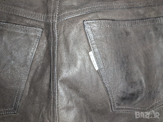 Gipsy Men's Leather Biker Pants 33(М)-(L) мъжки кожен панталон, снимка 5 - Панталони - 52679234