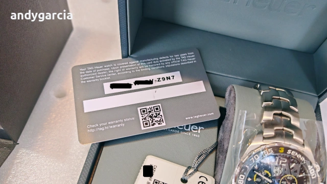  TAG Heuer Formula Ayrton Senna Special Edition 43 mm CAZ101AF.BA0637 чисто нов кутия 100% оригинал, снимка 18 - Мъжки - 53680954