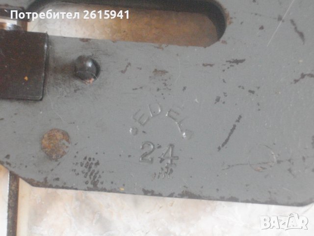 Немски Профи Клещи За Съединяване На Ламарина-Големи-Старо Качество-Масивни-EDEL24-2,7кг/360мм-Отлич, снимка 6 - Клещи - 41813497