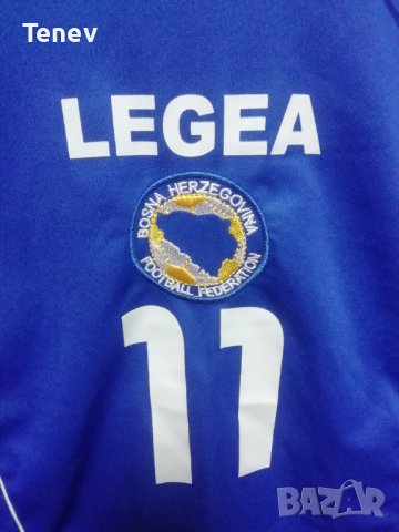 Bosnia and Herzegovina Edin Dzeko Legea футболна тениска фланелка Джеко Босна , снимка 4 - Тениски - 41702779