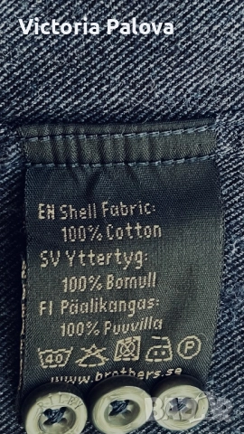 Плътна риза деним RILEY  Швеция , снимка 6 - Ризи - 52318482