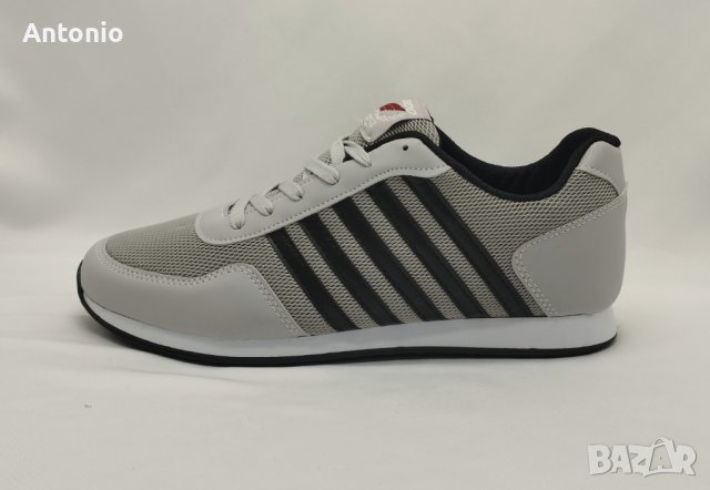 Мъжки маратонки 6461 сиво-бяло Гигант номера 45,46,47,48