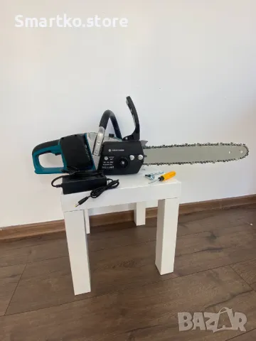 Акумулаторна Резачка за Дърва 36V 8Ah+ 2 Батерии и зарядно, снимка 3 - Градинска техника - 47534169