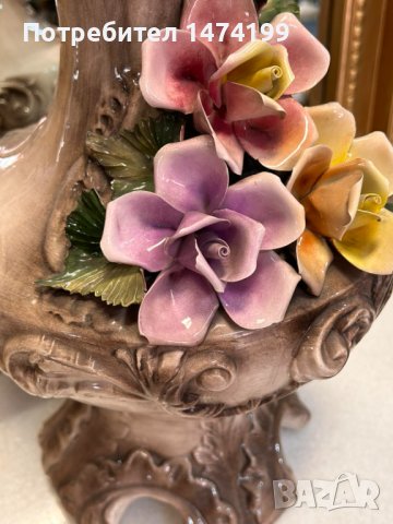 Голяма ваза Каподимонте, нова, със сертификат, снимка 3 - Вази - 44481767