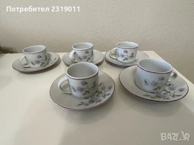порцеланов сервиз за кафе