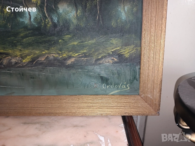 Голяма испанска картина маслени бои, снимка 2 - Картини - 51442520