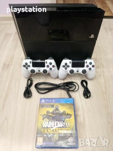 Playstation 4 с два нови контролера, снимка 2 - PlayStation конзоли - 52227938