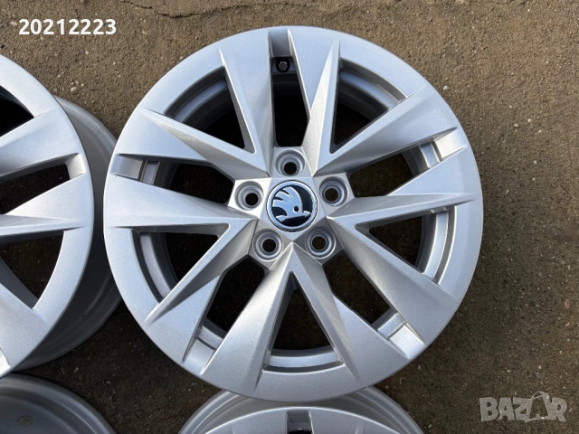 4 броя алуминиеви джанти за Skoda Fabia,Slavia,Scala,Rapid 15, снимка 8 - Гуми и джанти - 52772971