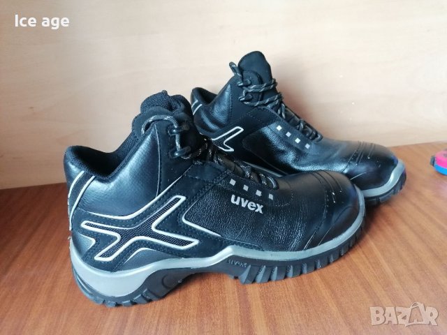 Uvex мъжки работни обувки с предпазно бомбе номер 43 , снимка 4 - Други - 41792842