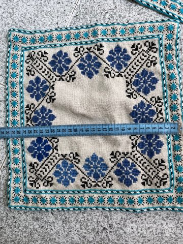 Каре на ленена панама, снимка 2 - Гоблени - 42231183