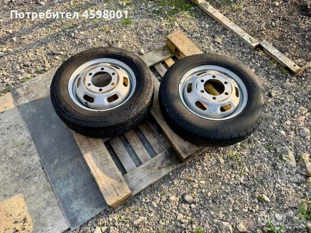 2бр.Джанти+Гуми 16цола 6x170 за ДВОЙНА ГУМА Iveco Daily(2000-2025), снимка 2 - Гуми и джанти - 53754025