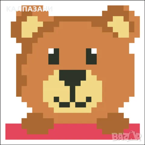 Diamond Dotz Диамантен гоблен с рамка Bear 520 диаманта , снимка 2 - Игри и пъзели - 48993811